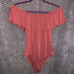 Off the shoulder bodysuit